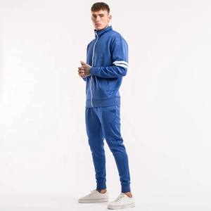 Ensembles de survêtement coupe-vent en polyester/coton respirant polaire à séchage rapide pour hommes pour l'hiver Fitness Gym Training Sports Jogging - Product Image 4