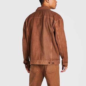 Veste en jean pour homme, style décontracté, boutons, dernier modèle 2025, avec design personnalisable, tissu respirant, fabricant pakistanais, bonne qualité - Product Image 5