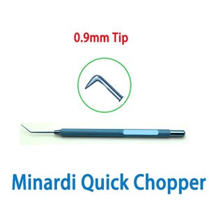 Instrumentos Oftalmológicos Phaco Chopper Minardi Quick Claw para Cirugía Oftálmica - Product Image 1