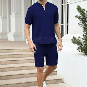Custom Made <b>Design</b> <b>Men</b> Wholesale Running <b>T</b>-<b>Shirt</b> & <b>Shorts</b> <b>Set</b> Solid Color <b>T</b>-<b>Shirt</b> & <b>Shorts</b> <b>Sets</b> - Product Image 5