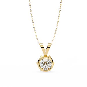 Magnifique pendentif et breloque en or 18 carats avec diamant de laboratoire pour femme - Product Image 6
