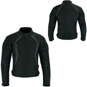 Veste de motard de course imperméable pour hommes Veste de moto en textile antichute avec col à capuche Tissu en toile - Product Image 5