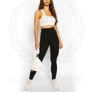 High Waist <b>Leggings</b> Crop Set for Women Casual Fitness Running Yoga Gym-Spandex/<b>Polyester</b> Breathable <b>Leggings</b> - Product Image 4