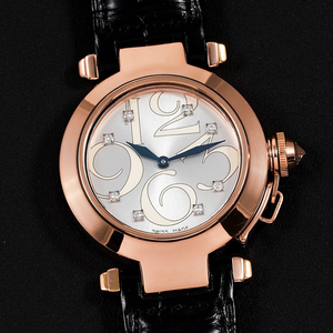 Montre pour homme en or rose de haute qualité, cadran analogique en diamant d'inspiration suisse, bracelet en cuir de qualité supérieure, montre-bracelet d'affaires décontractée de luxe - Product Image 3