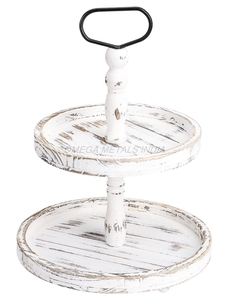 Ensemble de plateaux en bois New Look de couleur noyer riche avec forme carrée et finition naturelle idéal pour le service et la décoration intérieure - Product Image 5