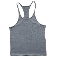 T-shirt sans manches de gymnastique avec logo personnalisé de qualité supérieure Fitness Top Workout Muscle Stringer Débardeur de musculation Gilet pour hommes Maillots de gym