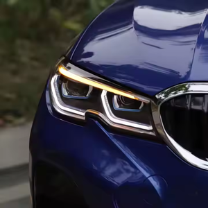 SJC Auto para <span class=keywords><strong>BMW</strong></span> F30 Ikon estilo Amarillo Blanco DRL conmutación LED faros coche LED faro H4 proyector H7 M8 Pro LED faro - Product Image 4