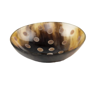 ชามเสิร์ฟทรงแตรทำด้วยมือจากธรรมชาติเครื่องครัวสไตล์โต๊ะรับประทานอาหารของตกแต่งบ้านและห้องครัวชามสลัดและผลไม้ - Product Image 1