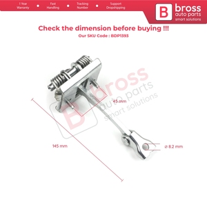 BDP1393 Butée de porte avant avec limiteur de serrage pour 607 9D 9U 1999-2010 9181F4 - Product Image 5