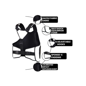 ตัวป้องกันหน้าอกสำหรับ2024คาราเต้ MMA อุปกรณ์เทควันโด - Product Image 6