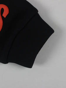 Sudadera con capucha de lana con logotipo personalizado al por mayor para mujer, Jersey grueso liso de peso pesado para invierno - Product Image 3