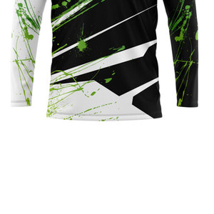 Camiseta de poliéster 100% de manga larga pesada de alta calidad Unisex personalizada cuello redondo Casual manga larga Camiseta de manga larga - Product Image 5