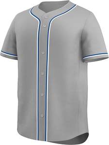 Maillot Softball pour Hommes Chemise de Baseball Personnalisée Sublimé Bouton Up Tackle Twill Lettres Brodées Nom de l'Équipe Numéro USA Style - Product Image 5
