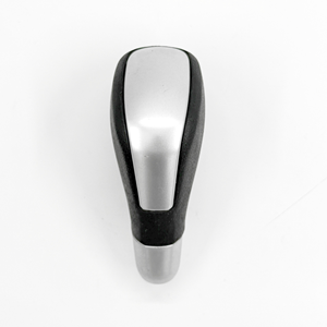 8200574279 82005-74279 Bouton de levier de vitesse automatique en cuir noir mat chromé pour Renault Mégane III - Product Image 5