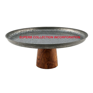 Soporte de pastel gris Soporte de pastel de metal para el hogar o la boda Gran fiesta Eventos Soporte de pastel al por mayor de Superb Collection Incorporation - Product Image 4