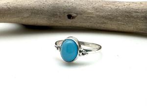 Bague classique bijoux pour femmes argent Boho Style bijoux 925 argent Sterling calcédoine pierres précieuses à la main bague cadeau pour femme - Product Image 3