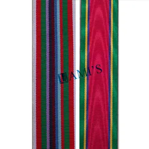 Kunden spezifische Uniform Ribbon Bar Double Shaded | Schärpen Ribbon Bar Medal Bänder