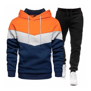 Ensemble de survêtement deux pièces personnalisé pour homme, sweat-shirt à capuche et pantalon de jogging, qualité supérieure, idéal pour le fitness - Product Image 1