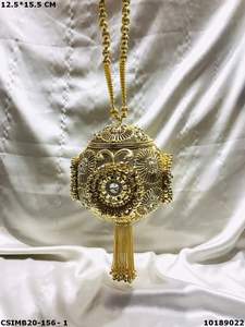 Bolso de mano de metal de diseño hecho a mano para mujer con hermoso patrón de piedra elegante monedero de noche para fiestas - Product Image 3