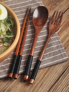 Juego de cubiertos decorativos de mesa de vajilla de diseño fabuloso juego de cubiertos de madera de gran calidad de Indian Metal World - Product Image 4