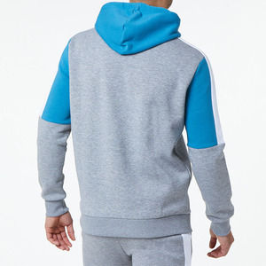 Vente chaude luxe qualité Tech polaire Patchwork sweats à capuche thermiques pull 100% coton à manches longues multicolore à capuche pour l'hiver - Product Image 2