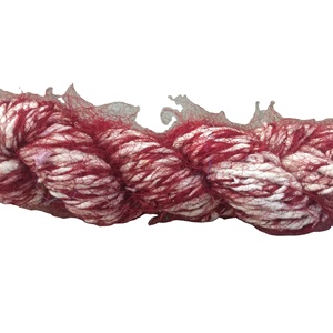 Vente en gros 100% fil de soie blanc naturel écologique non teint anneau filé brut pour tricoter à la main tissage recyclé broderie teint - Product Image 2