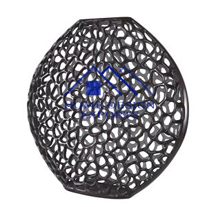 Vase décoratif de table de maison de mariage en argent pour le salon meilleur vendeur en gros de bonne qualité personnalisé noir/doré/ - Product Image 1