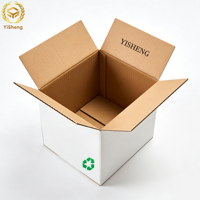 Boîtes d'expédition en carton ondulé imperméables avec revêtement UV, taille personnalisée, réutilisables, écologiques, rigides, pour l'exportation