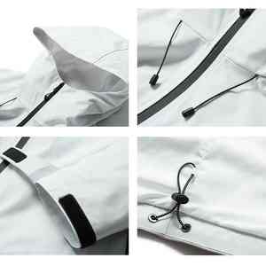 Veste coupe-vent softshell pour homme, imperméable, légère, à capuche, pour la randonnée et les sports de plein air - Product Image 2