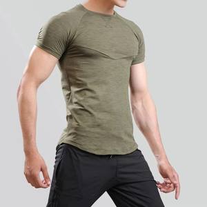 Nuevo diseño logotipo personalizado impreso camisetas hombres contorno rendimiento camiseta entrenamiento gimnasio desgaste camiseta - Product Image 2