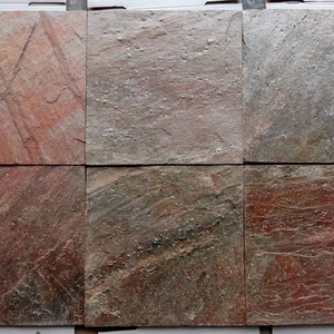 Chất Lượng Tốt Nhất Ấn Độ Đá Tự Nhiên Tường Ốp Gạch Đồng <span class=keywords><strong>Slate</strong></span> Quartzit Chia Cho Khách Sạn Nội Thất Văn Hóa Bên Ngoài Bức Tường - Product Image 2