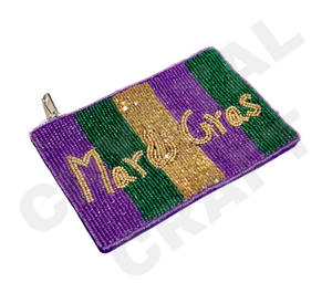 Pochette à monnaie Petit Bisou Portefeuille personnalisé en perles de rocaille Beau cadeau de maman-Design de coeurs pour filles - Product Image 6