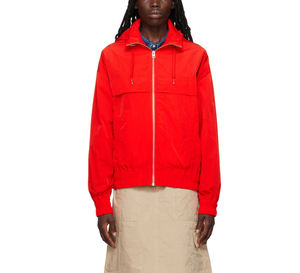 Chaqueta Cortavientos de Poliéster de Color Sólido para Mujer, Transpirable, con Capucha, Impermeable, Cortavientos, Abrigo de Verano, Talla Grande, Bordado - Product Image 5