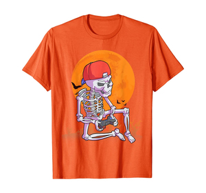 Dernière goutte épaule surdimensionné hommes Halloween Vintage t-shirts hommes sérigraphié haute qualité sonnerie Halloween hommes t-shirts - Product Image 3