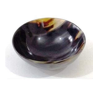 427 Cuerno de búfalo natural Rústico Moderno Oval Formas redondas Cuerno Plato de afeitar - Product Image 3