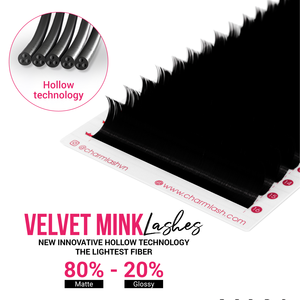 CharmLash Natural Black Dark for <b>Lash</b> Trays Velvet 0.05 0.07 0.10 Eyelashes 18mm Synthetic Hair <b>Lash</b> Vendors Wholesale Custom - Product Image 2