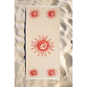 Serviette en mousseline de coton 100% biologique Varol - Motif original Heliona - Product Image 4