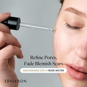 Suero facial ERIGERON con Rosa de niacinamida 20% + 77% para esencia para piel brillante - Product Image 5