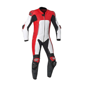 Traje de carreras a prueba de viento transpirable de cuero de vaca de primera calidad Unisex con protección CE equipo personalizado impreso ropa deportiva ajuste perfecto - Product Image 2