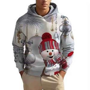 Sudadera con capucha de fabricante de ropa para hombre, sudaderas con capucha de mezcla de algodón básicas de manga larga transpirables con logotipo personalizado para hombre - Product Image 4