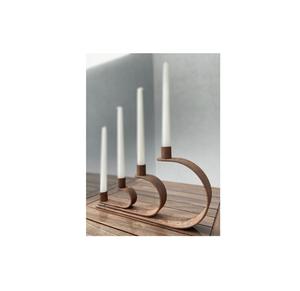 Portavelas navideño de metal decorativo grande con diseño recortado de silueta de Reno clásico para un toque festivo - Product Image 5