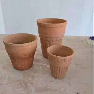 Tazas de té clásicas de cristal de terracota de arcilla hechas a mano de alta calidad, tazas ecológicas de nuevo diseño de 150-400ml para té - Product Image 1