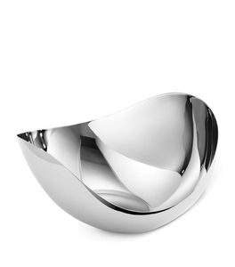 Grand bol de service en acier inoxydable, parfait pour l'arrangement de fruits et créer un centre de table attrayant pour les réunions de famille. - Product Image 3