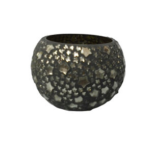 Juego de decoración de vajilla de 2 velas de mosaico de cobre votivas de Metal para decoraciones de jardín hechas a mano - Product Image 6