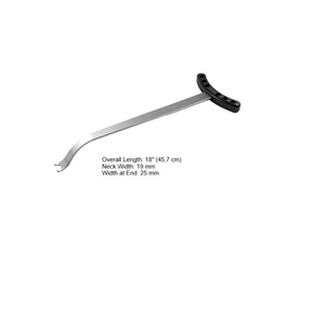 Rétracteur de cheville orthopédique Blair à col fémoral étroit, en acier inoxydable, instruments chirurgicaux manuels réutilisables - Product Image 3