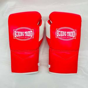 OEM personalizado de cuero de vaca guantes de boxeo impermeable de cuero genuino excelente rendimiento protección estiramiento al por mayor artes marciales - Product Image 6