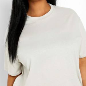 Vêtements de marque pour femmes T-shirt Slim Fit OEM de haute qualité 180gsm respirant écologique taille sur mesure imprimé 100% coton - Product Image 2