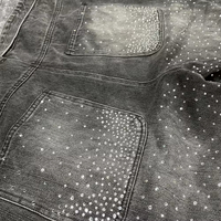 Shorts en jean personnalisés de haute qualité, style jorts, broderie graffiti, tendance estivale, pantalon de marque pour hommes, pantalon ample pour hommes, jorts en jean baggy