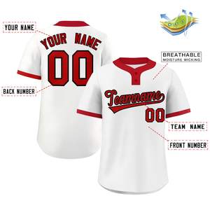Maillot de Softball jeunesse chemise de Baseball personnalisée boutonnée séchage rapide maille broderie matériel sergé conception ajustement respirant équipe USA - Product Image 2