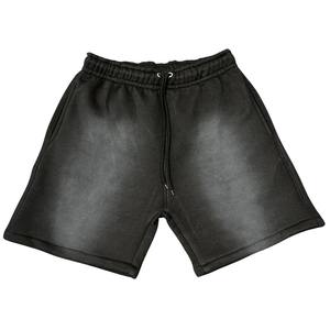 Pantalones Cortos Personalizados para Hombre, Estilo Vintage, Diseño Personalizado, Algodón Grueso, Estampado Puff, Estilo Desgastado con Pedrería, Pantalones Cortos de Malla - Product Image 3